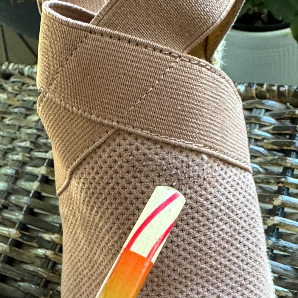 Sonoma Women's‎ Ortholite Pink Blush Espadrilles Open Toe Wedge Size 8.5 - Picture 8 of 10